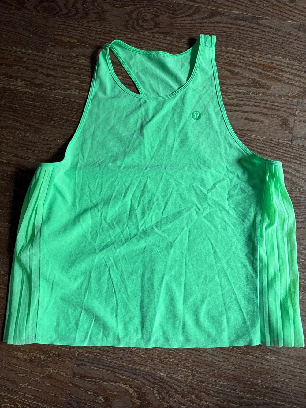 lululemon athletica Neon Green Racerback Tank